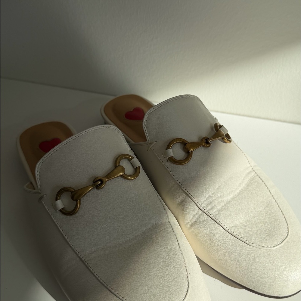 Elegant White Slip-On Loafers